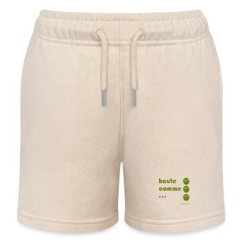 hoch wie 3 Äpfel - Kinder Organic Joggingshorts Mini Bolter von Stanley/Stella - Natur - Vorne