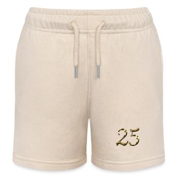 25 Jahre Gold 25. Geburtstag Jubilar Jubiläum - Kinder Organic Joggingshorts Mini Bolter von Stanley/Stella - Natur - Vorne