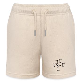 comic - Kids Organic Sweat Shorts by Stanley/Stella - soft Ecru - Front