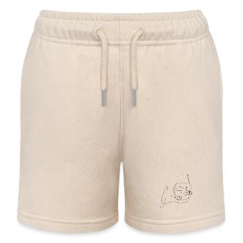 corne - Short de jogging enfant bio Stanley/Stella - écru doux - Devant