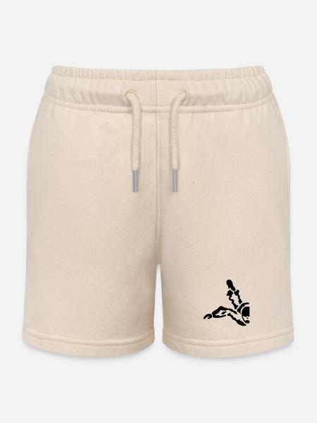 parachutisme - Short de jogging enfant bio Stanley/Stella - écru doux