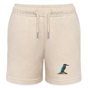 Kingfisher - Short de jogging enfant bio Stanley/Stella - écru doux - Devant