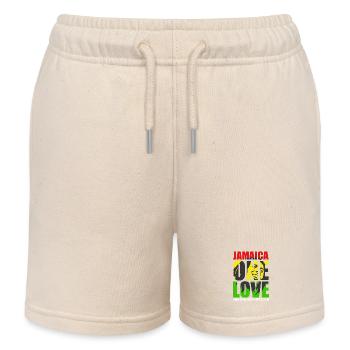 Jamaica One Love Underground - Kinder Organic Joggingshorts Mini Bolter von Stanley/Stella - Natur - Vorne