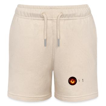 trous noirs - Short de jogging enfant bio Stanley/Stella - écru doux - Devant