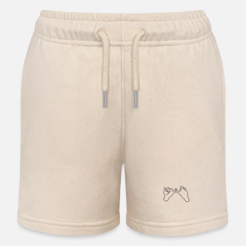 amitié - Short de jogging enfant bio Stanley/Stella - écru doux