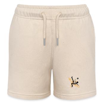 soccer - Kids Organic Sweat Shorts by Stanley/Stella - soft Ecru - Front