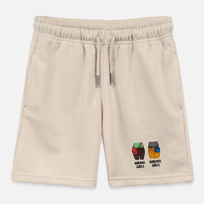 Boulder Boulderer Klettern Bergsteigen Lustig Kinder Organic Joggingshorts Mini Bolter von Stanley/Stella