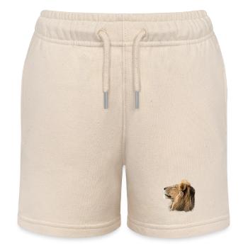 Lion - Kids Organic Sweat Shorts by Stanley/Stella - soft Ecru - Front