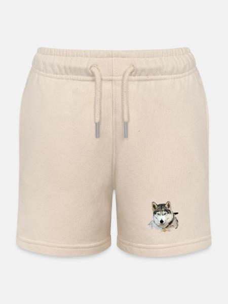 Husky - Short de jogging enfant bio Stanley/Stella - écru doux