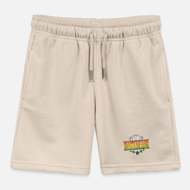 Conception d’affirmation rastafari de Jah Short de jogging enfant bio Stanley/Stella