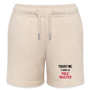 Stabhochsprung Stabhochsprunger Sport Sportler - Kinder Organic Joggingshorts Mini Bolter von Stanley/Stella - Natur - Vorne