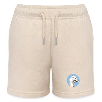 Gans - Kinder Organic Joggingshorts Mini Bolter von Stanley/Stella - Natur - Vorne