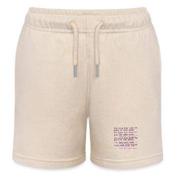 Foo Fighters lyrique - Short de jogging enfant bio Stanley/Stella - écru doux - Devant