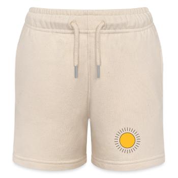 Sun - Kids Organic Sweat Shorts by Stanley/Stella - soft Ecru - Front