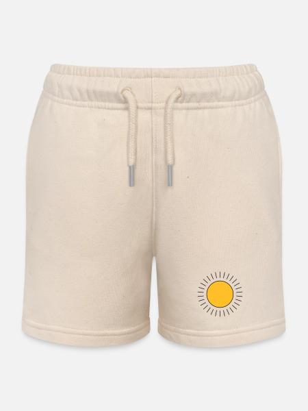 Soleil - Short de jogging enfant bio Stanley/Stella - écru doux