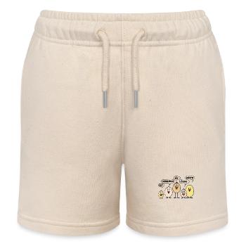 Frohe Ostern Osterküken Lustig Spruch Osterfest - Kinder Organic Joggingshorts Mini Bolter von Stanley/Stella - Natur - Vorne