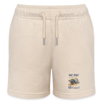 Boule devant boule d'argent - Short de jogging enfant bio Stanley/Stella - écru doux - Devant