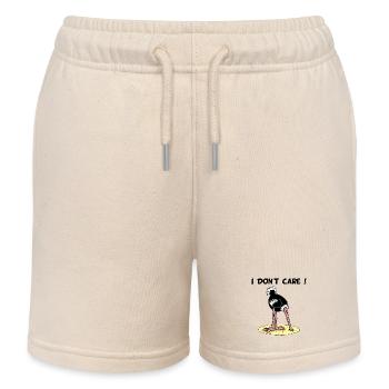 the ostrich - Kids Organic Sweat Shorts by Stanley/Stella - soft Ecru - Front