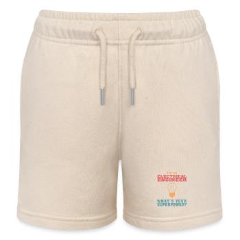 Bestseller Elektroingenieur T-Shirt, lustiges Zitat - Kinder Organic Joggingshorts Mini Bolter von Stanley/Stella - Natur - Vorne