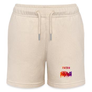 Conception / idée cadeau Trier Syline - Short de jogging enfant bio Stanley/Stella - écru doux - Devant