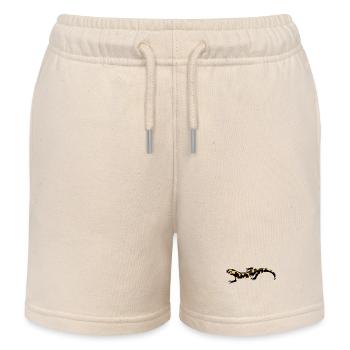 salamandre de feu - Short de jogging enfant bio Stanley/Stella - écru doux - Devant