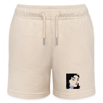 Art - Kids Organic Sweat Shorts by Stanley/Stella - soft Ecru - Front