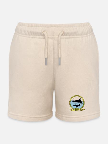 Logo Leawaka Haria - Short de jogging enfant bio Stanley/Stella - écru doux
