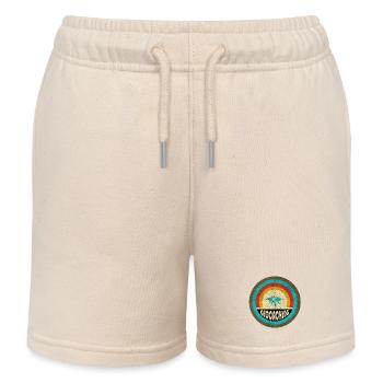 Design vintage de géocaching - Short de jogging enfant bio Stanley/Stella - écru doux - Devant