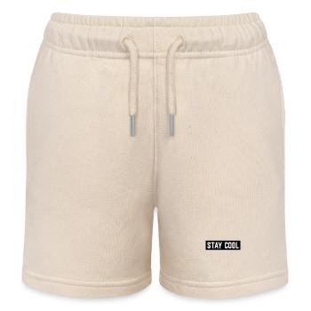 Reste calme - Short de jogging enfant bio Stanley/Stella - écru doux - Devant