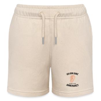 Ohrenarzt HNO-Arzt ganz Ohr Geschenk lustig - Kinder Organic Joggingshorts Mini Bolter von Stanley/Stella - Natur - Vorne
