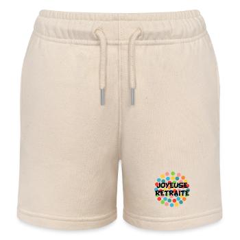 RUHESTAND. GUTER RUHESTAND. GLÜCKLICHEN RUHESTAND - Kinder Organic Joggingshorts Mini Bolter von Stanley/Stella - Natur - Vorne