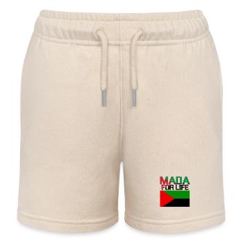 MADA FOR LIFE - Short de jogging enfant bio Stanley/Stella - écru doux - Devant
