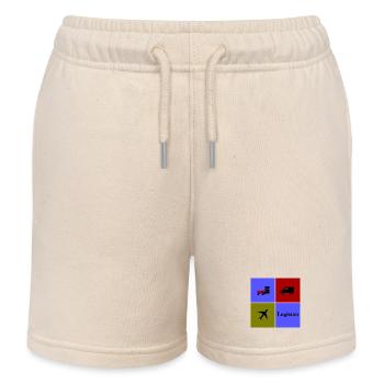 Logistics and Transport Team - Kids Organic Sweat Shorts by Stanley/Stella - soft Ecru - Front