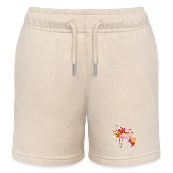 Dala Cheval Coloré - Short de jogging enfant bio Stanley/Stella - écru doux - Devant