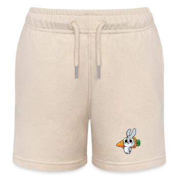 Fleißiges Häschen - Kinder Organic Joggingshorts Mini Bolter von Stanley/Stella - Natur - Vorne