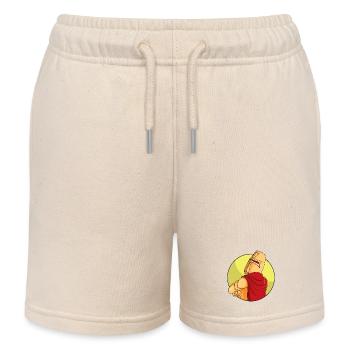Ritter Sturkopf - Kinder Organic Joggingshorts Mini Bolter von Stanley/Stella - Natur - Vorne