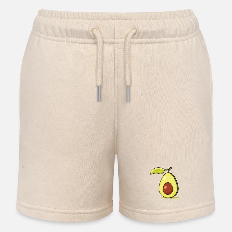 Avocado - Kinder Organic Joggingshorts Mini Bolter von Stanley/Stella - Natur