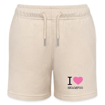 I LOVE SHAMPOO - Kinder Organic Joggingshorts Mini Bolter von Stanley/Stella - Natur - Vorne