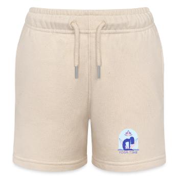 Yoga - Short de jogging enfant bio Stanley/Stella - écru doux - Devant