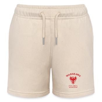 WARSZAWA Warschau Polen Polska - Kinder Organic Joggingshorts Mini Bolter von Stanley/Stella - Natur - Vorne