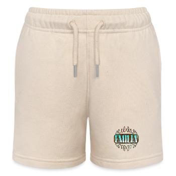 Name Day Emilia - DAUGHTER - Kids Organic Sweat Shorts by Stanley/Stella - soft Ecru - Front