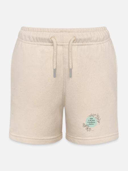 Yoga - Short de jogging enfant bio Stanley/Stella - écru doux