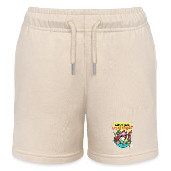 Cupcake Nachspeise Statement Naschen Süßigkeiten - Kinder Organic Joggingshorts Mini Bolter von Stanley/Stella - Natur - Vorne