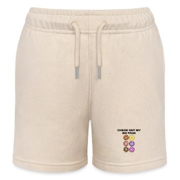 Sweets Funny Donut Statement Dessert - Short de jogging enfant bio Stanley/Stella - écru doux - Devant