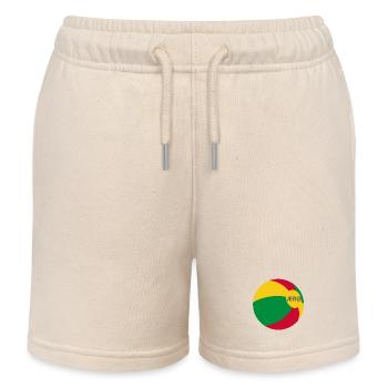 Ærø Beach Ball Denmark Flag Baltic Sea Denmark Aeroe - Kids Organic Sweat Shorts by Stanley/Stella - soft Ecru - Front