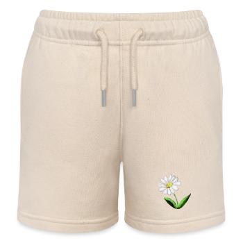 Stolze Marguerite - Kinder Organic Joggingshorts Mini Bolter von Stanley/Stella - Natur - Vorne