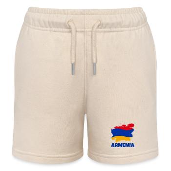 Armenien, Armenien, Armenisch - Kinder Organic Joggingshorts Mini Bolter von Stanley/Stella - Natur - Vorne