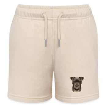 Am Staff, american stafford Terrier - Kinder Organic Joggingshorts Mini Bolter von Stanley/Stella - Natur - Vorne