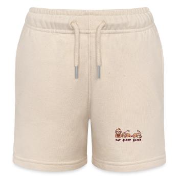 Cool Chill Paresseux Relax Déclaration Mammifère - Short de jogging enfant bio Stanley/Stella - écru doux - Devant