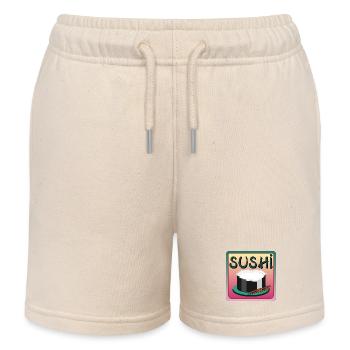 MENU DE RIZ À SUSHI - CUISINE ASIATIQUE - Short de jogging enfant bio Stanley/Stella - écru doux - Devant